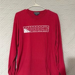 Razorbacks Red Long Sleeve Tee